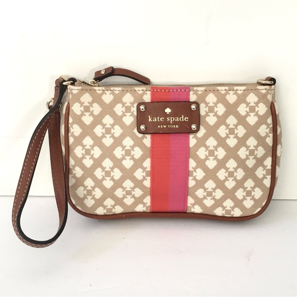 KATE SPADE LINET MONOGRAM WRISTLET